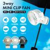 Portable Clip Small Tabletop Parasol Handheld USB Clip Tabletop Desk USB Neck Mini For Heatstroke Black Fan, Fan, Fan, Fan, Fan, Fan, Fan, Fan, Fan,