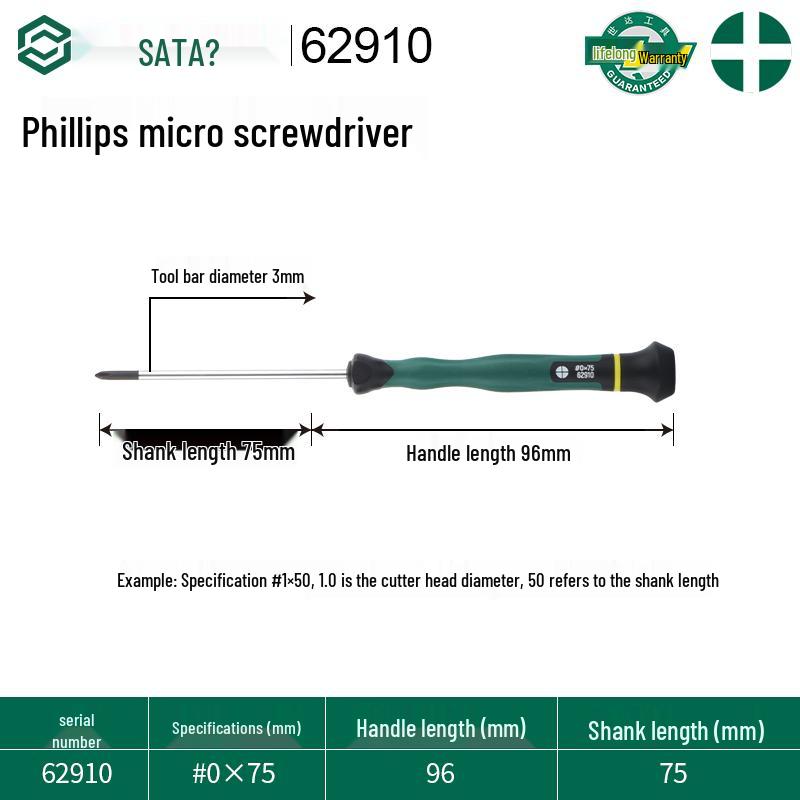 Miniature Screwdriver Set: Slotted & Phillips Heads for Mobile Phones & Watches