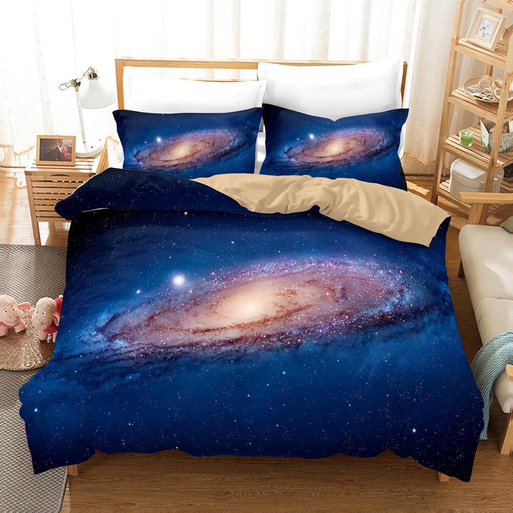 Space Planet E-Commerce Three-Piece American 3D Digital Printing Kit