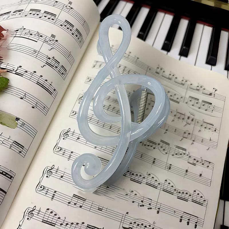 Fashion Leopard Mobius Strip Shape Hair Claw Clip For Women Large Size Barrettes Musical Note Hairpin Ponytail Hair Accessories