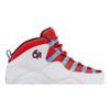 Air Jordan 10 Retro BG 'City Pack - Chicago' (Unisex) White / Lt Crmsn-unvrsty Bl-blk Kids' Basketball Shoes 310806 114