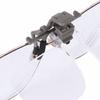 Detachable Head-mounted Magnifier 2X Magnification Clip on Eyeglass Loupe  Elderly Use