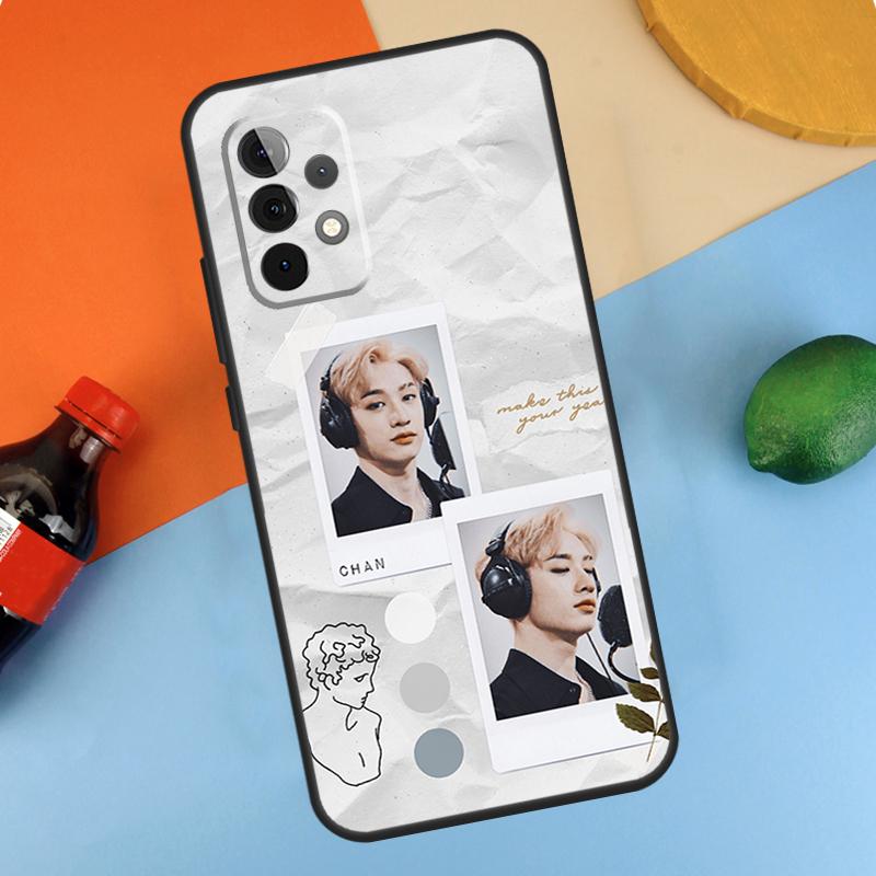 Bang Chan For Samsung Galaxy A54 A34 A14 A21S A51 A71 A12 A22 A52 A13 A53 A23 A33 A32 Case Cover