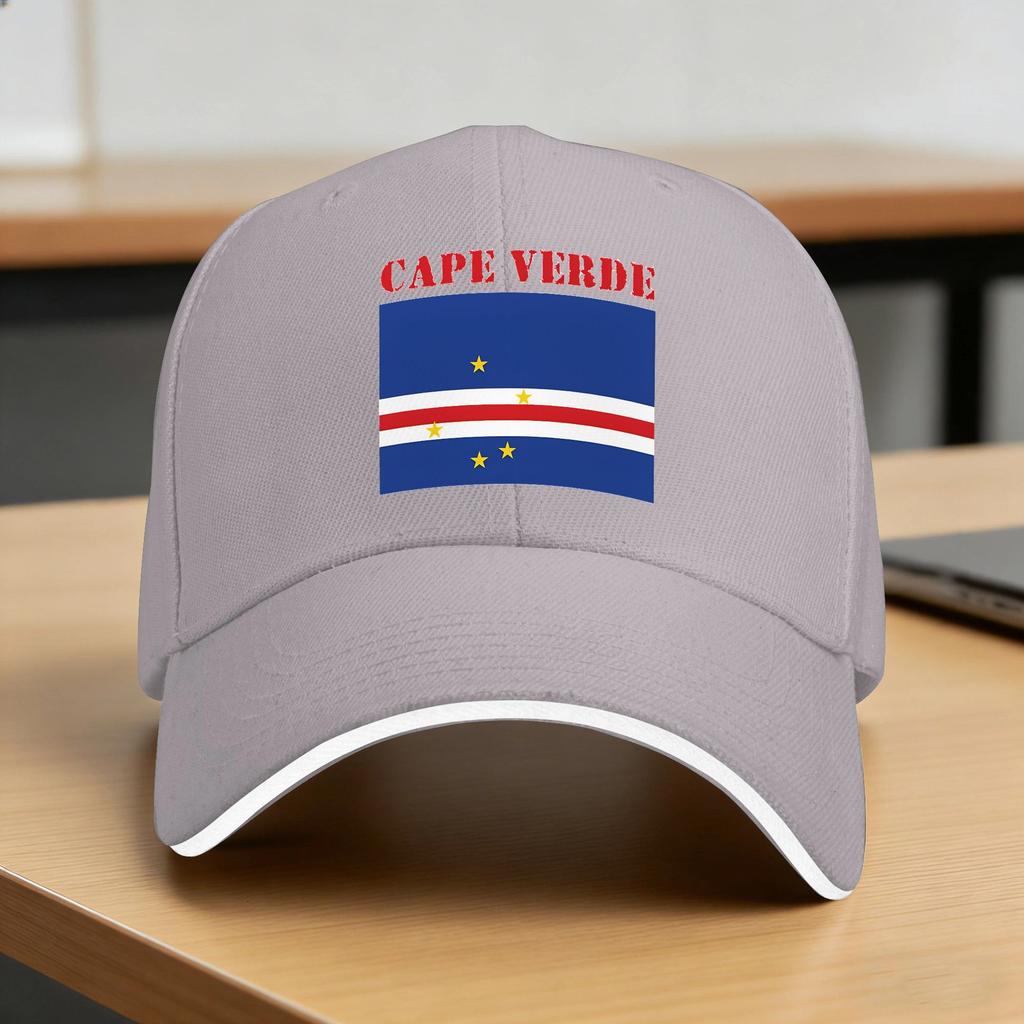 Cape Verde Flag Baseball Cap UnisexTeens Print Trucker Hat Summer Yk Funny Outdoor Sport Dropshipping Baseball Caps