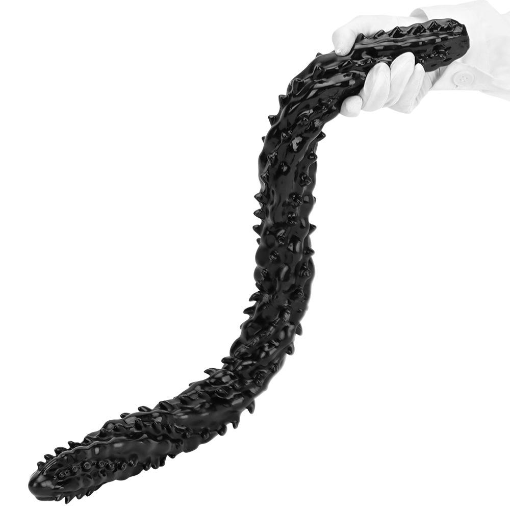 Oversized Long Double-headed Dildo Silicone Barbed Butt Plug Female Masturbator Fisting Realistic Dick Sex Toy Gay BDSM