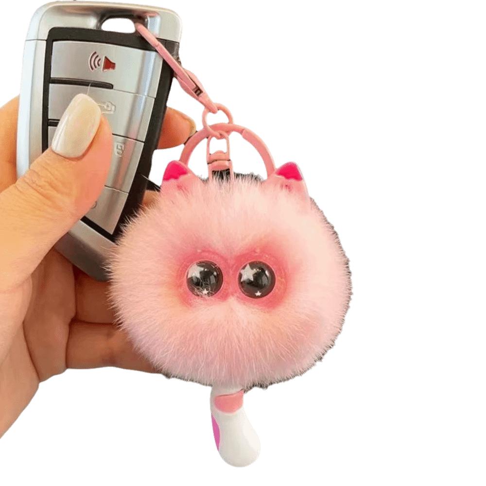 Creative Couples Plush Keychain Cute Cartoon Keychain Bag Accessories  Gifts For Women