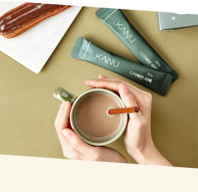 KANU Decaf Latte Stick Coffee 30pcs – Smooth & Creamy Instant Coffee