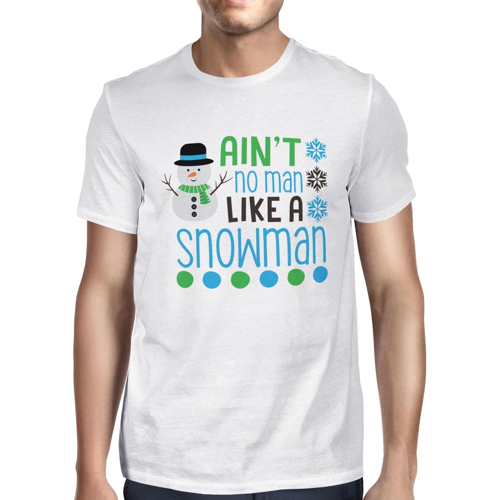 1Tee Mens Ain t No Man Like A Snowman Christmas T-Shirt XL