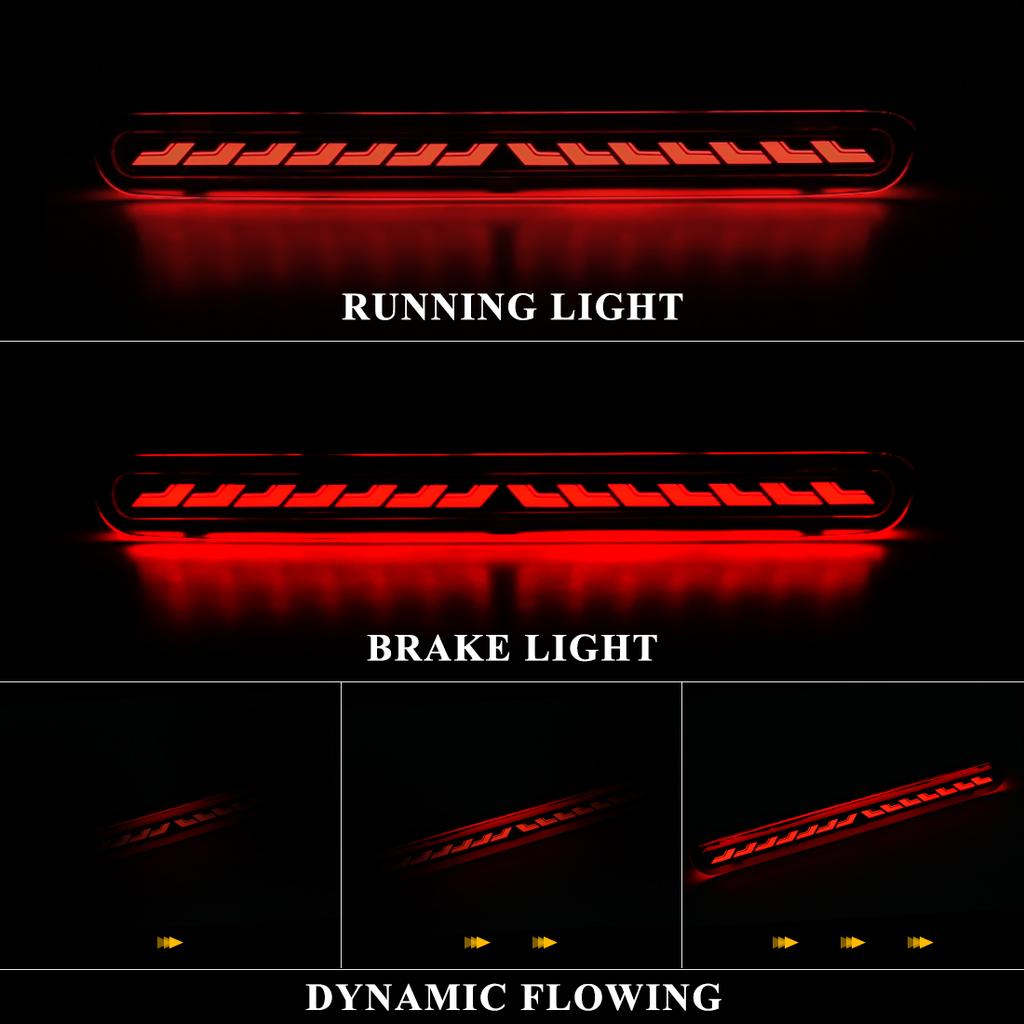 LED High Mounted Brake Light For Toyota Hilux Revo 3rd Third Middle Dynamic Flowing Tail Stop Lamp