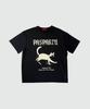 PASPARTU Cat'S Eye Graphic Short Sleeve T-Shirt Black