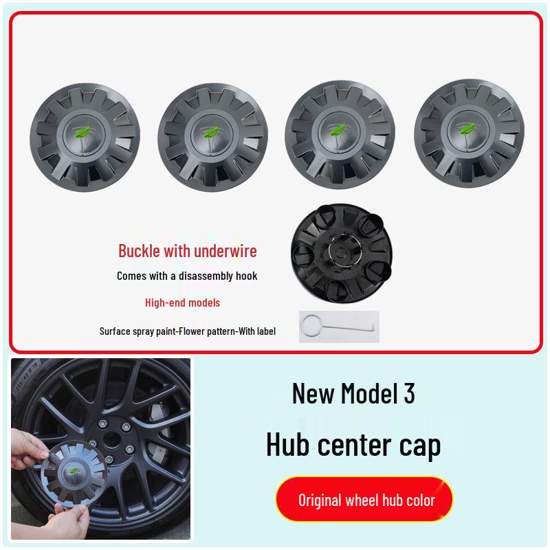 Schutzkappe für die Mittelbohrung für 18-Zoll-Reifen des Tesla Model 3