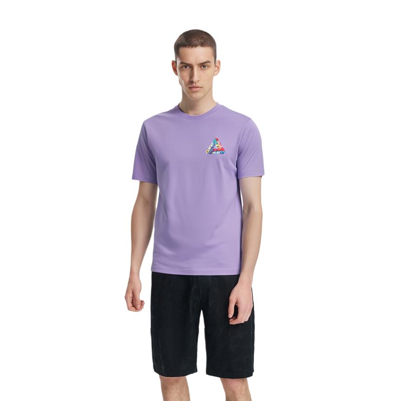 Palace Tri-Visions T-Shirt Violet Men Tops Purple P22TS342