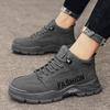 Martin Boots Autumn Outdoor Mountaineering Sports and Leisure Boots Retro Heightening Platform Middle Help Labor Protection Shoes