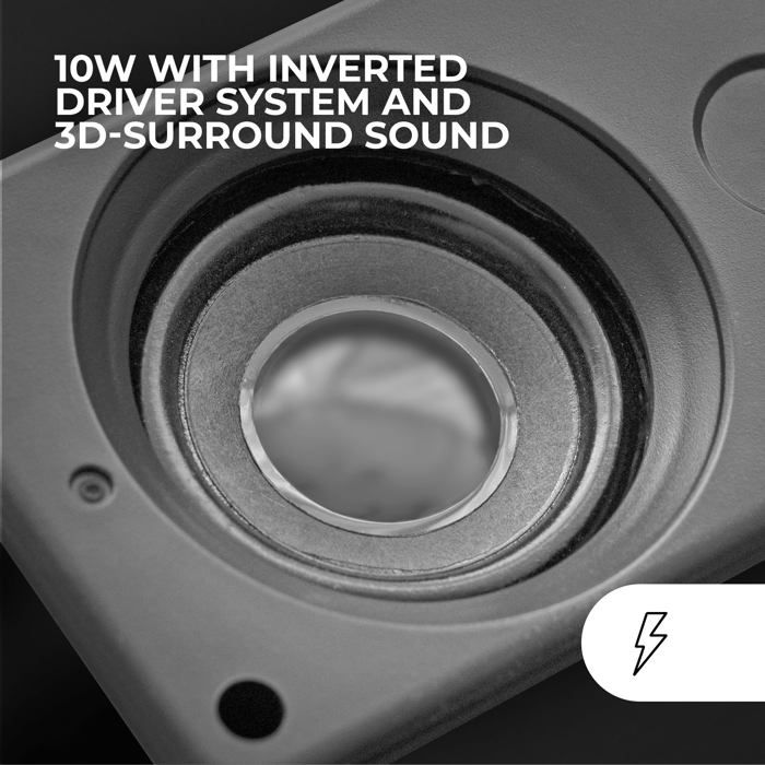 Enceinte - MS-H - MS-H Noir - 10 W - Filaire - RGB Flow