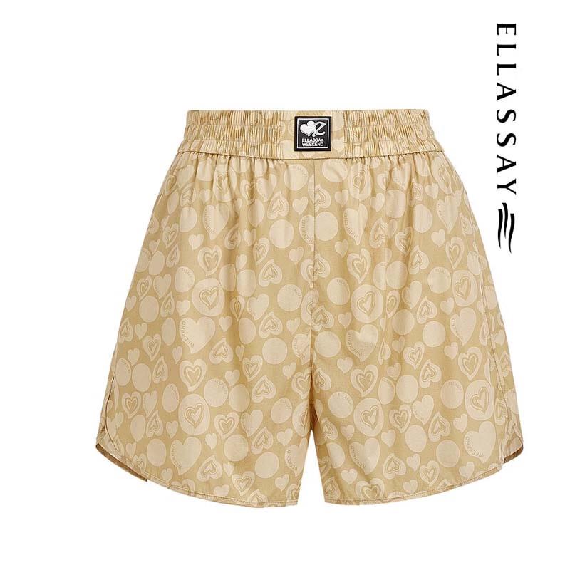 ELLASSAY Women's Heart Logo Versatile Shorts