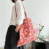 Borse a Spalla Retro Leggere in Cotone per Donna Semplici Portatili da Donna Sottili Borsa Tote Versatile Femminile Borsa Ecologica per la Spesa