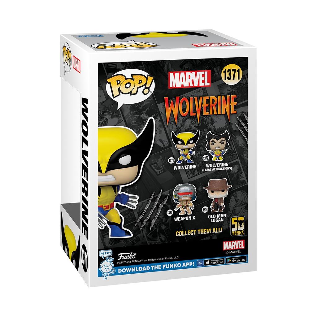 Marvel Wolverine (Classic) Figure Funko Wolverine 50th Anniversary Marvel Funko