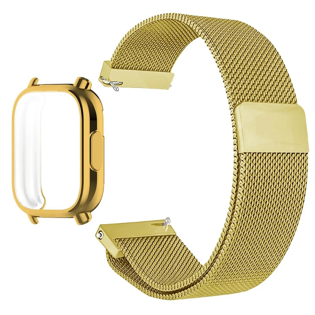 Case+Milanese Strap For Redmi Watch 5 Active Band TPU Soft Case Screen Protector For Redmi Watch 5 Lite Metal Magnetic Watchband