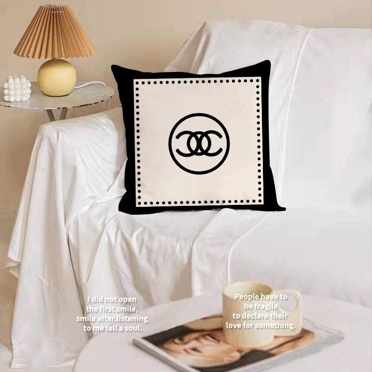 Nordic Black and White Pillow Sofa Living Room Bedroom Pillow Office Bedside Back Simple and Atmospheric Home Decoration