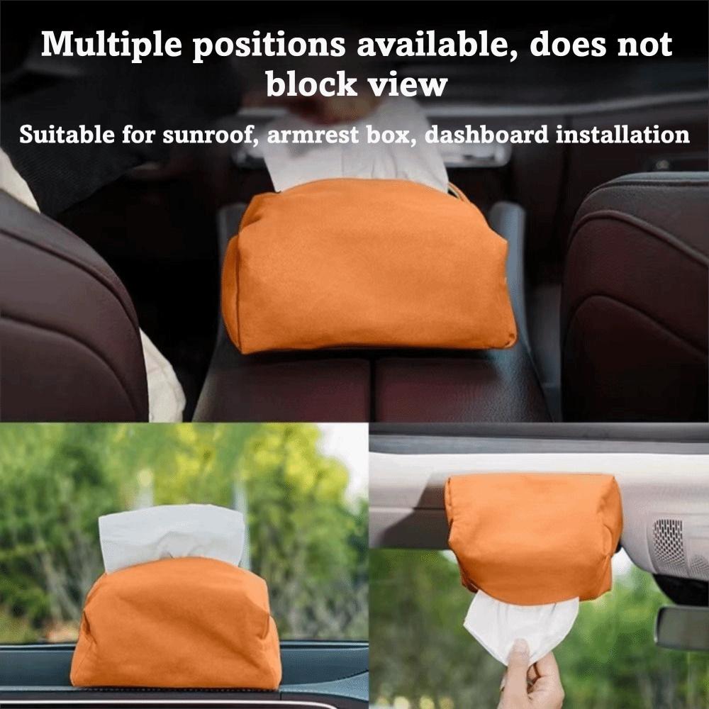 Magnetic Design Magnetic Tissue Box Luxury Style Auto Ceiling Holder  Auto Accessories