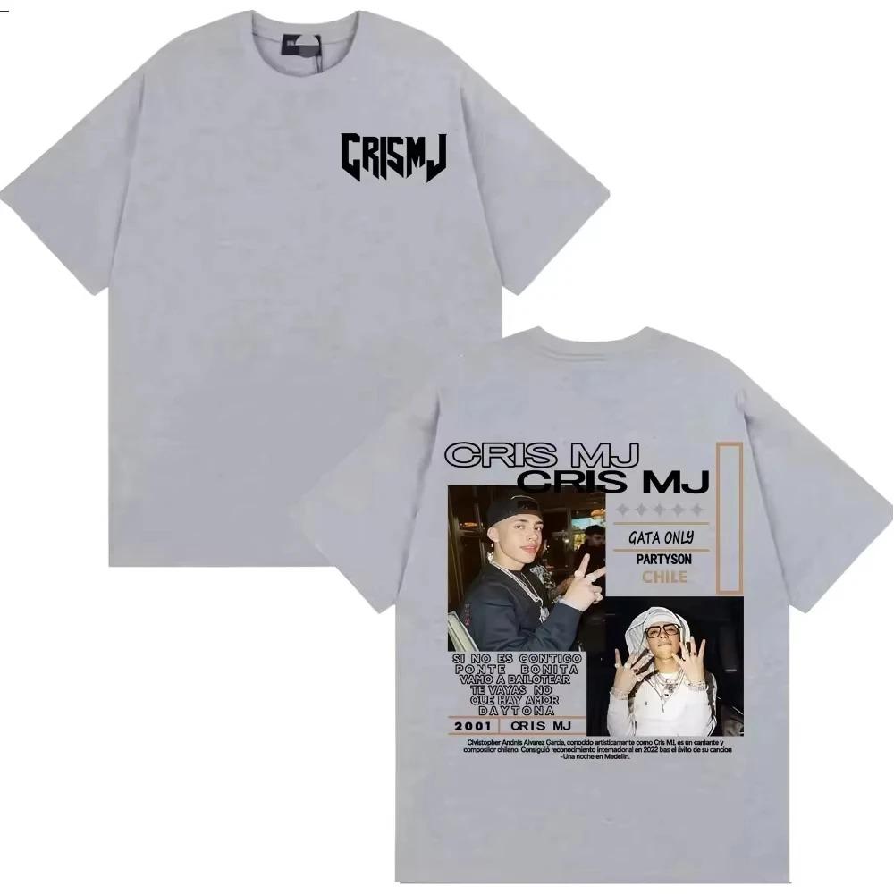 2026 Graphic Tshirts Rapper CRIS MJ Album Tour Unisex Women Vintage 90s Hip Hop Street Tshirt Casual Male  T Shirt