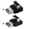 USB 3.1 Type E 90 Degree Converter Front USB C Header Adapter Vertical  Type E Header Converter for PC Motherboard