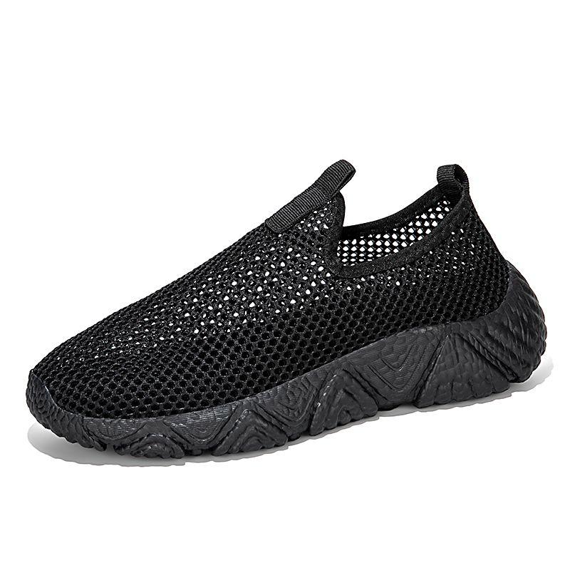 

Mesh Upper Hollow Breathable Thick Platform Slip-on Sports Shoes for Men Original Deals Gym Cheap Liquidation Man Casual Sneaker 45