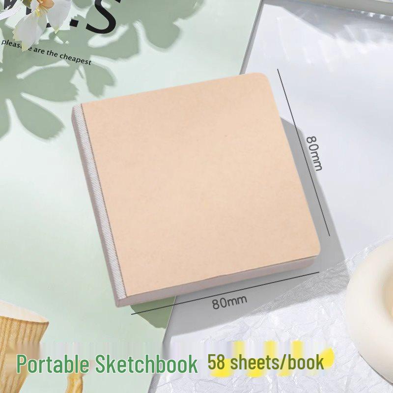 Детский портативный набор акварельных красок в ореховой коробке