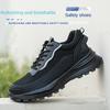 Labor Insurance Shoes Men's Mesh Fly-woven Anti-smashing and Anti-piercing Safety Shoes Steel Baotou Construction Site Work Shoes