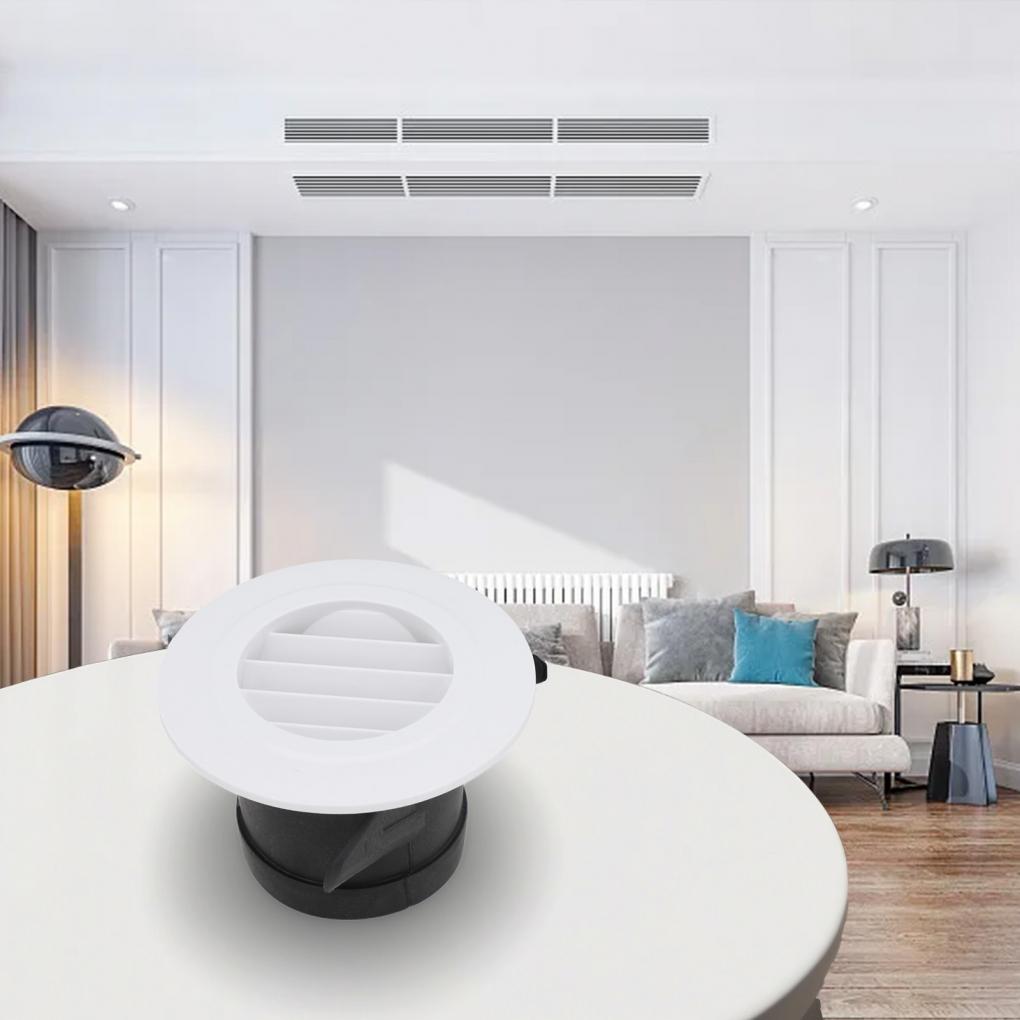 ABS Duct Vents Round Louvered Vents Ventilation Round Adjustable Air Volume