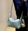 2025 New French Woven Tote Bag For Commuting Fashion Genuine Leather Women's Bag Niche Knot Bag Women's Handbag