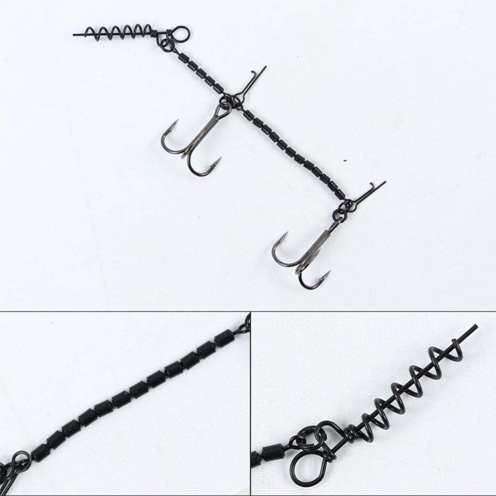 Stainless Steel Soft Lure Security Essential Premium Fishing Platform System Corkscrew Suitable For Popular Spins