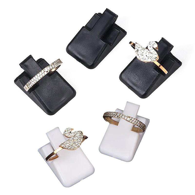 30Pcs Acrylic Rings Display Stand Jewelry Display Stand, Plastic Storage Stands Wedding Ring Display Stand Ring Organizer Showca