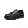 Black tassel men's Loafers soft Moccasins high-quality spring and autumn genuine leather shoes men's business shoes for men