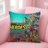 Cartoon P-Plants-vs-Zombie Mini 45*45cm Cushion Cover Pillow Cover Decor Pillowcase Home Pillowcase For Couch Pillow
