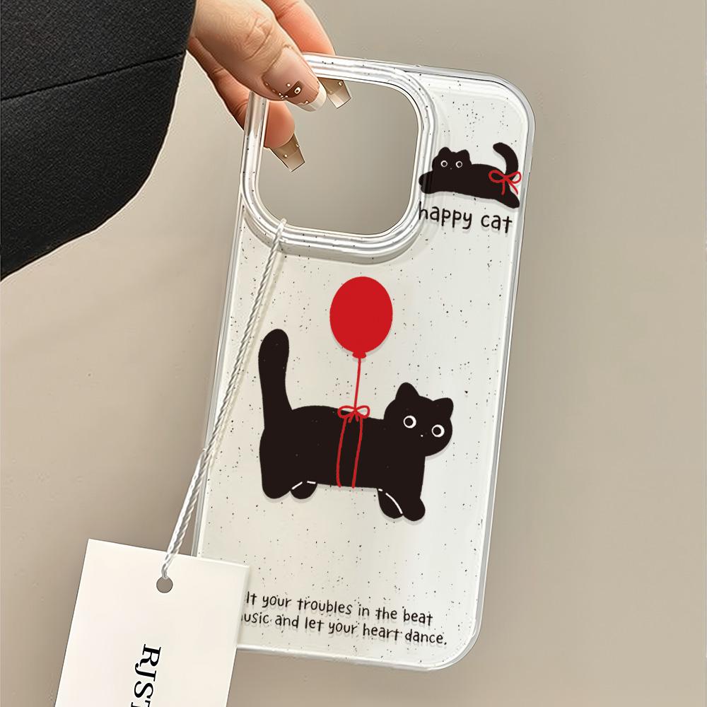 Painted Phone Case for iPhone 12 13 15 16 iPhone 16 12 13 14 15 Pro  14 15 16 Pro Max Coverage Shockproof Anti-Fingerprint Fresh Style Protective Case