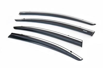 Parabrisas con cromo (4 piezas, Niken) Para Honda Civic sedán IX 2011-2016