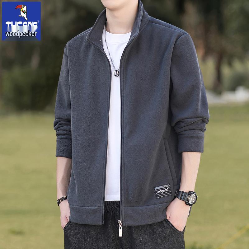 Men s Woodpecker Fleece-Lined Hoodie Jacket - Spring/Autumn 2025 Collection 4XL 88–95 kg