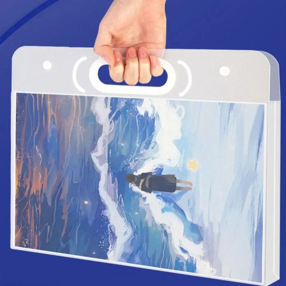 A2/A3/A4 Art Painting Folder Large Capacity Artwork Storage Bag Sketch Paper Storage Handbag  Album