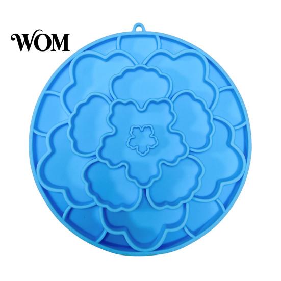 Multi-grid Slow Feeder Mat Pet Mat, Soft Silicone Dog Lick Prevents for Pets Choking, Dish Dogs Cats Kibbles Thick Treat Feeding And