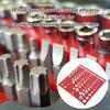 Wall Mountable Thread Checker Gauge for Quick Easy Sorting Home Profession Use Bolt Identification with Drill Bit Gauge