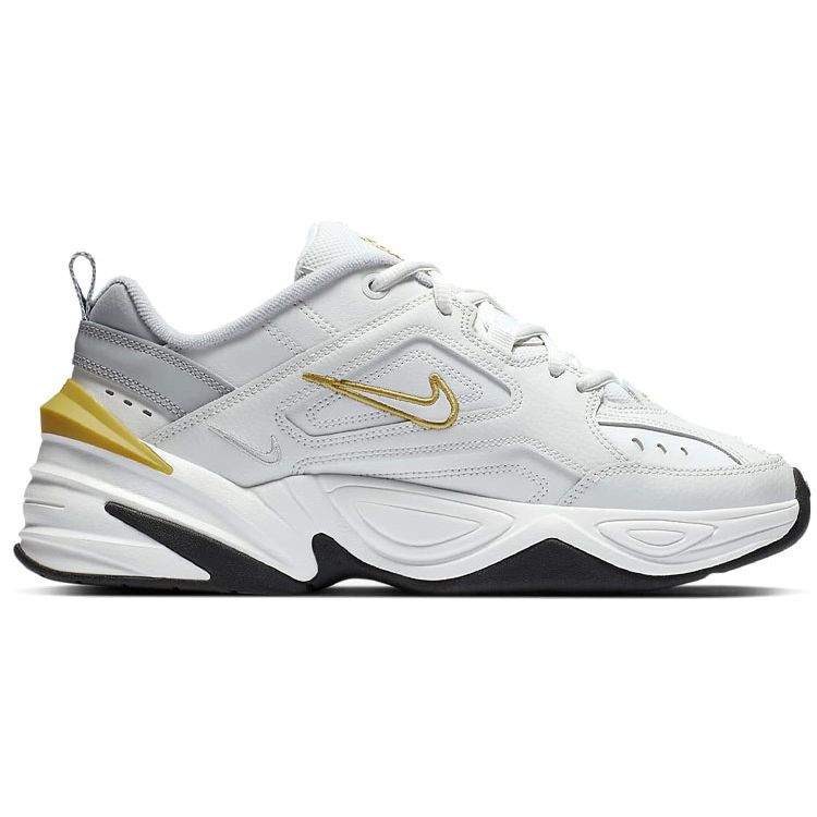 Nike Women's M2K Tekno Platinum Tint Wolf Grey Summit White Celery AO3108-009