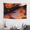 Halloween Witch Party Night Print Tapestry Room decoration Home Decoration Tapestry Decor Accessories Cute Room Decor