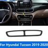 Center Console Air Condition AC Vent Outlet Cover Trim Sticker For Hyundai Tucson   Carbon Fiber Interior Accessories