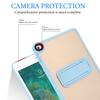 For iPad mini (2019) 7.9 Inch/mini 4 Case with Kickstand TPU+PC Skin-Touch Tablet Cover