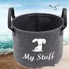 Felt Pet Toy Box Pet Toy Storage Basket Dog Toy Box Special Storage Basket For Organizing Pet Supplies Blanket Pet Storage Box