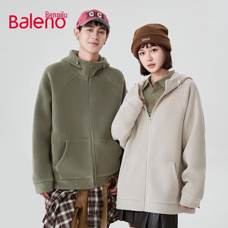 

Baleno Men s Sherpa Fleece Hooded Jacket 3XL
