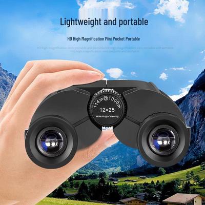 HD 12X25 Night Vision Porro Binoculars - Professional Military-Grade for Outdoor Use
