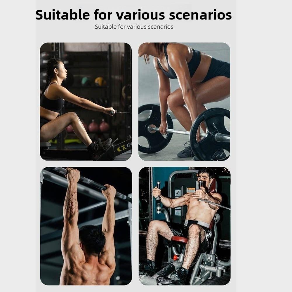 1 Pair Washable Weight Lifting Grips 3-finger Silicone Palm Grips  Strength Training