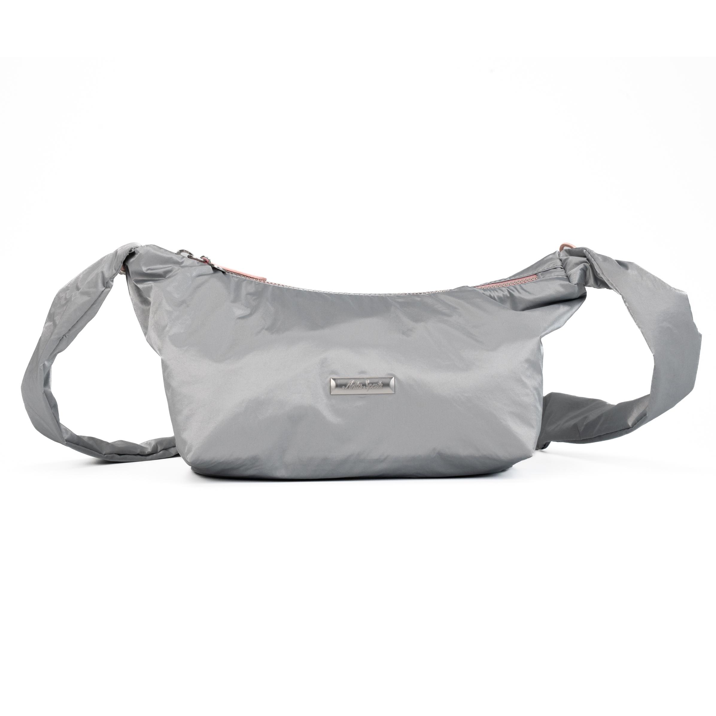 Anta Trendy Fashion Drawstring Shoulder Bag Unisex Shoulder Bag Bright-Silver 192628121-2 Bright Silver